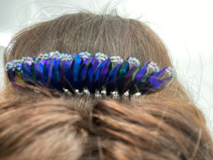 Navy Blue Iris Comb